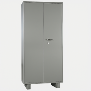 ASCO steel office cupboard with double doors and lock