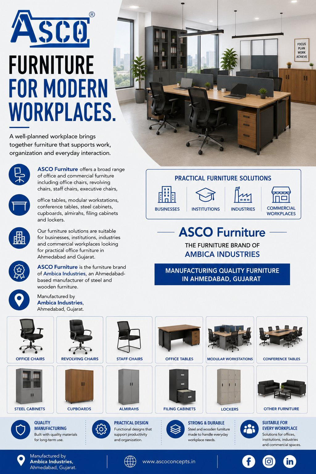 Furniture for office and home